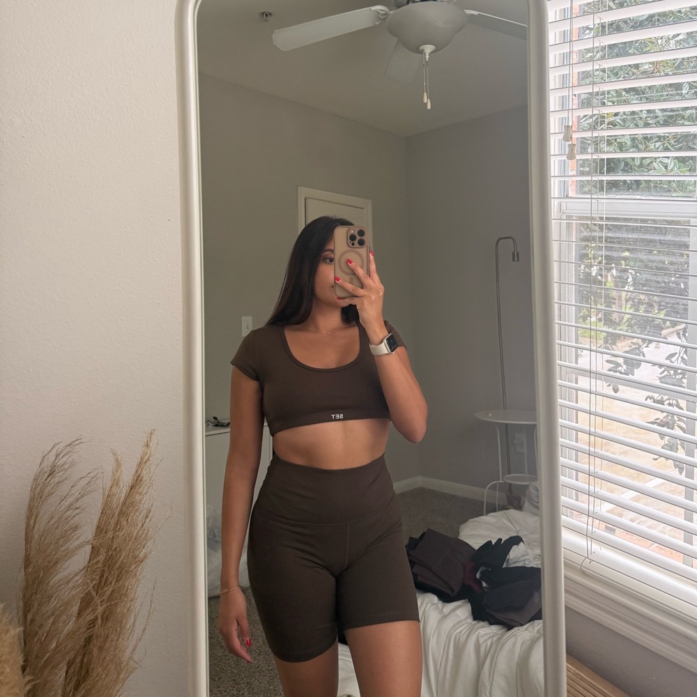 SET Active Chocolate Brown Workout Set
